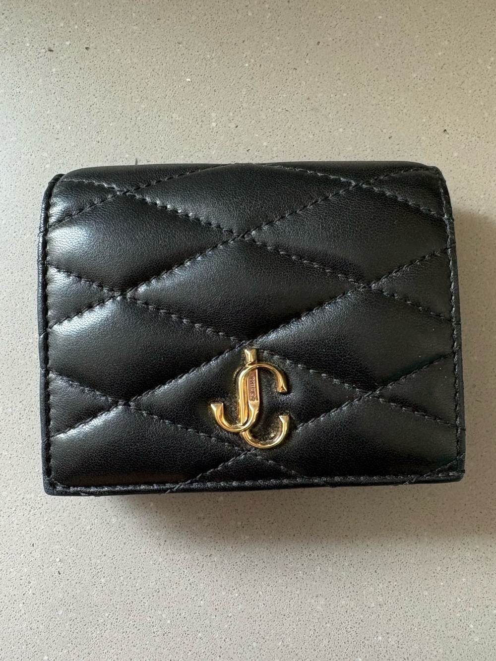 Jimmy Choo Quilted Leather Wallet